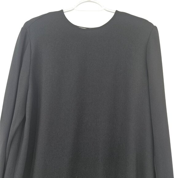 Tibi Hampden Asymmetrical Blouse Top Black Women’s Size 10 NEW Party Evening - Picture 3 of 11